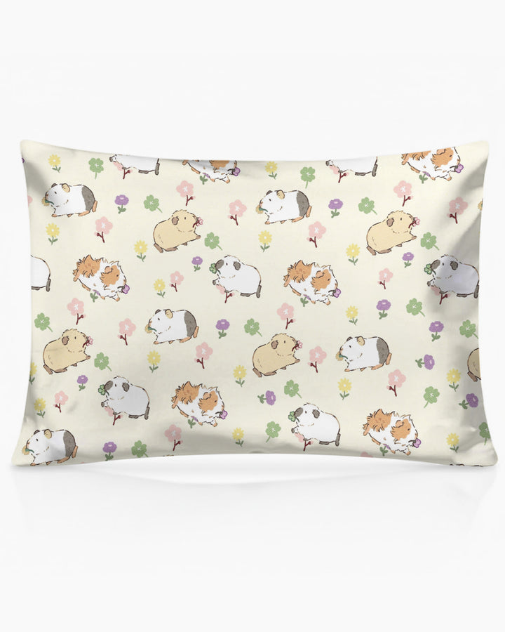 Guinea Pig Garden Bamboo Pillow Case