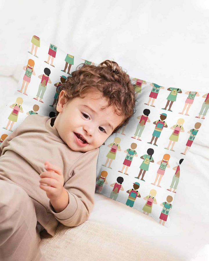 Little Friends Everywhere Bamboo Pillow Case