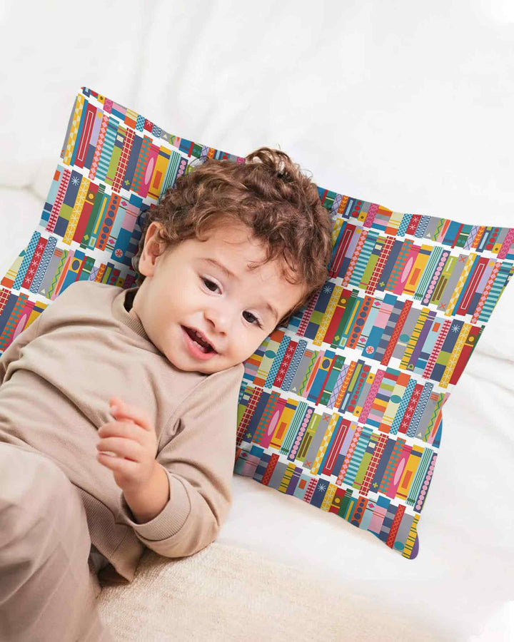 Rainbow Bookshelf Bamboo Pillow Case
