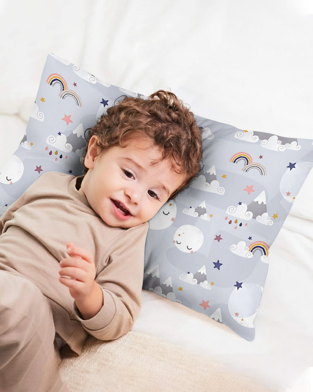 My Grandma Loves Me To The Moon And Back Bamboo Pillow Case