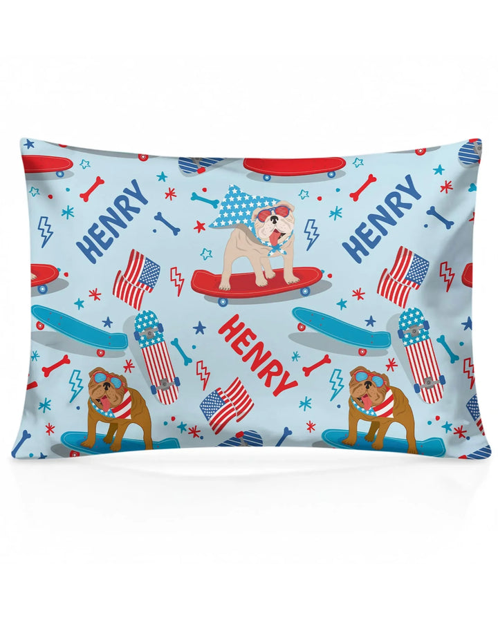 Joyful American Skates Custom Bamboo Pillow Case