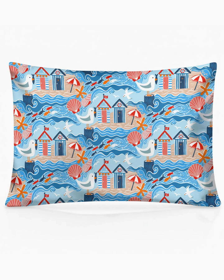 Little Beach Day Bamboo Pillow Case