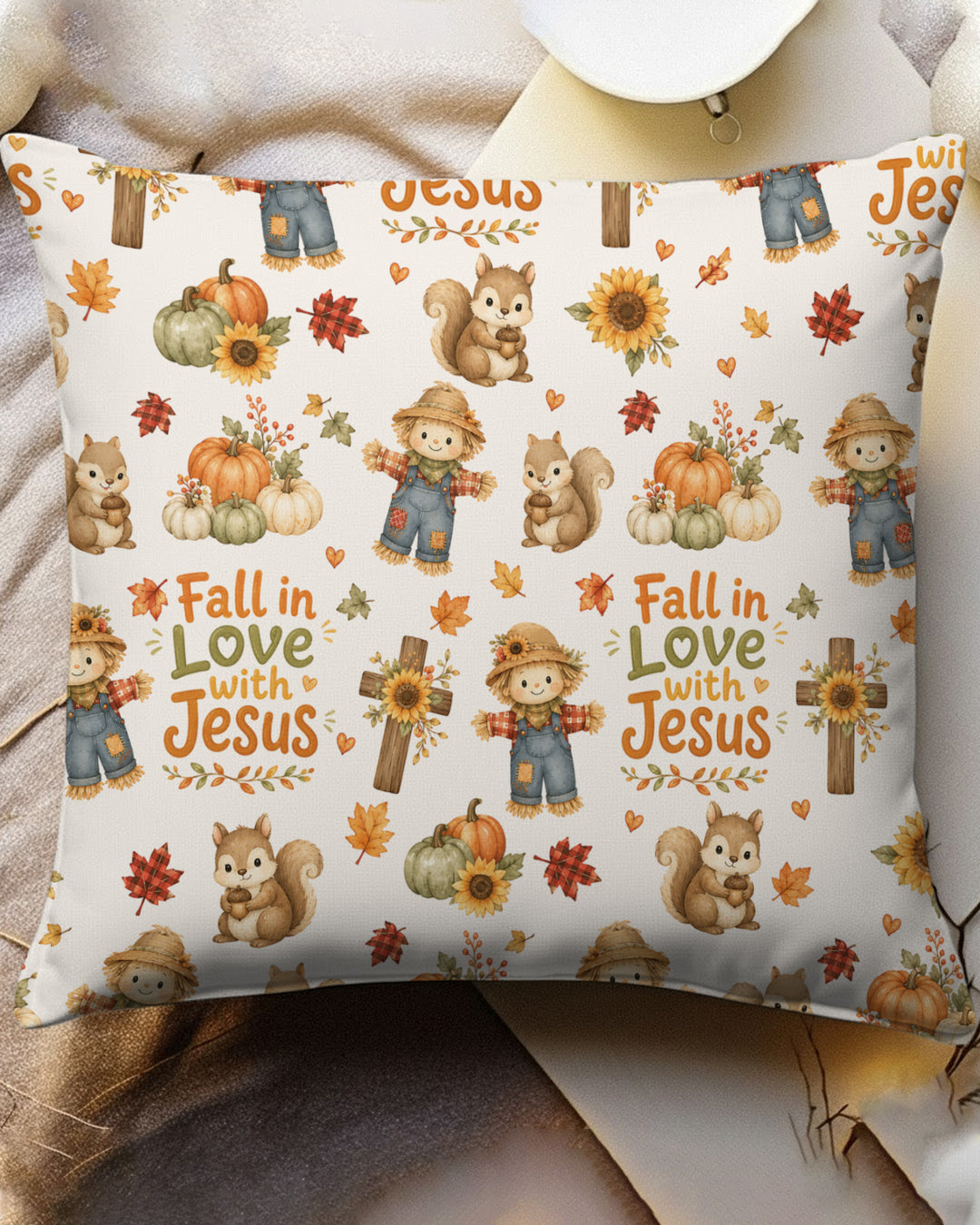 Fall For Jesus Bamboo Pillow Case