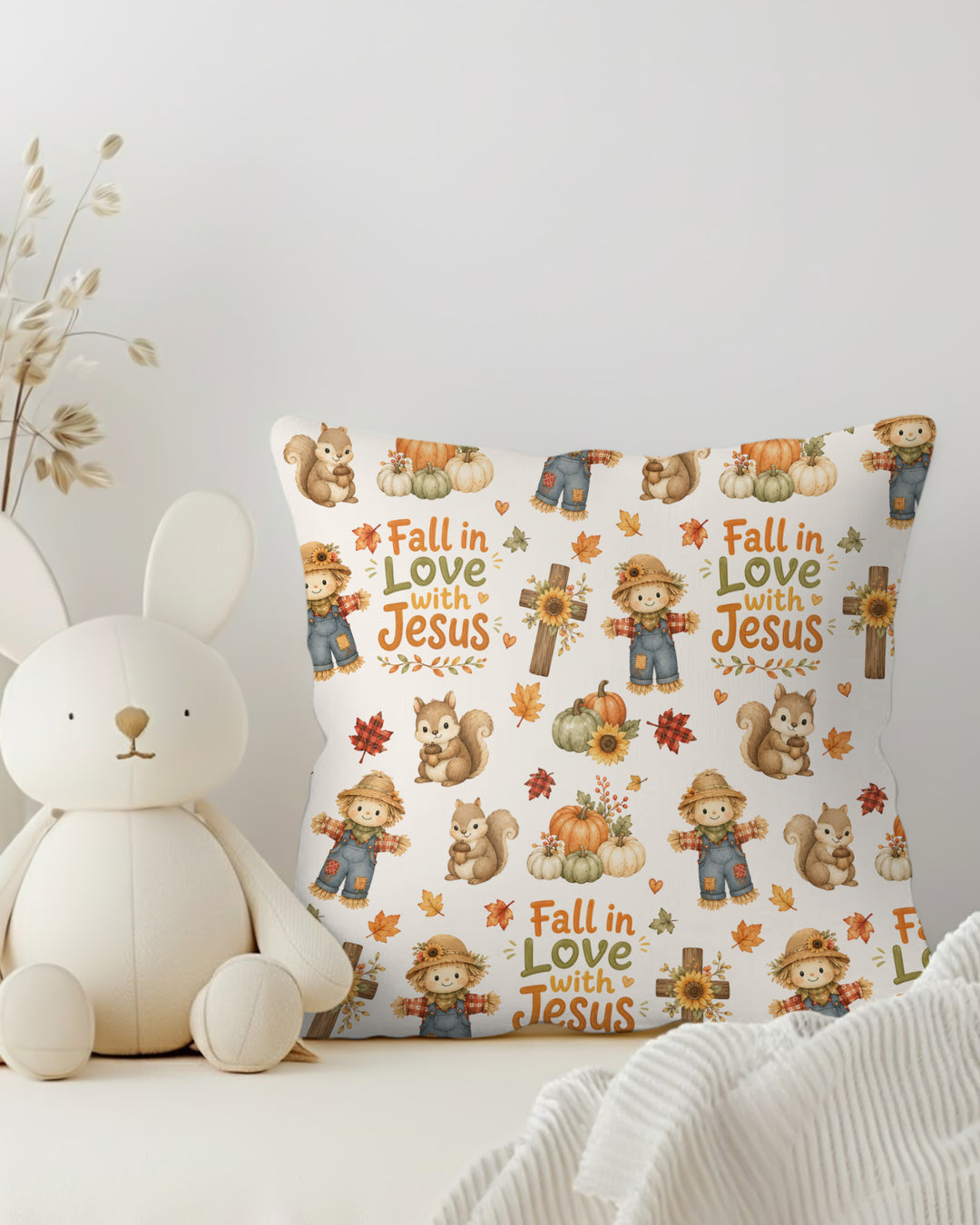 Fall For Jesus Bamboo Pillow Case