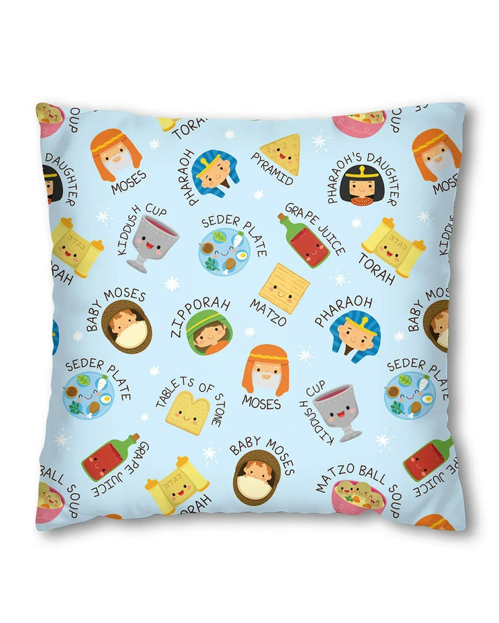 Cute Passover Characters Pillow Case
