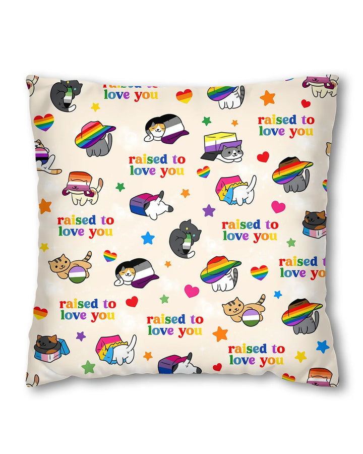 Rainbow Paws Family Matching Bamboo Pillow Case