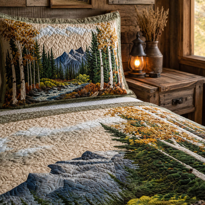 Pine Haven Bamboo Quilt Bedding Set