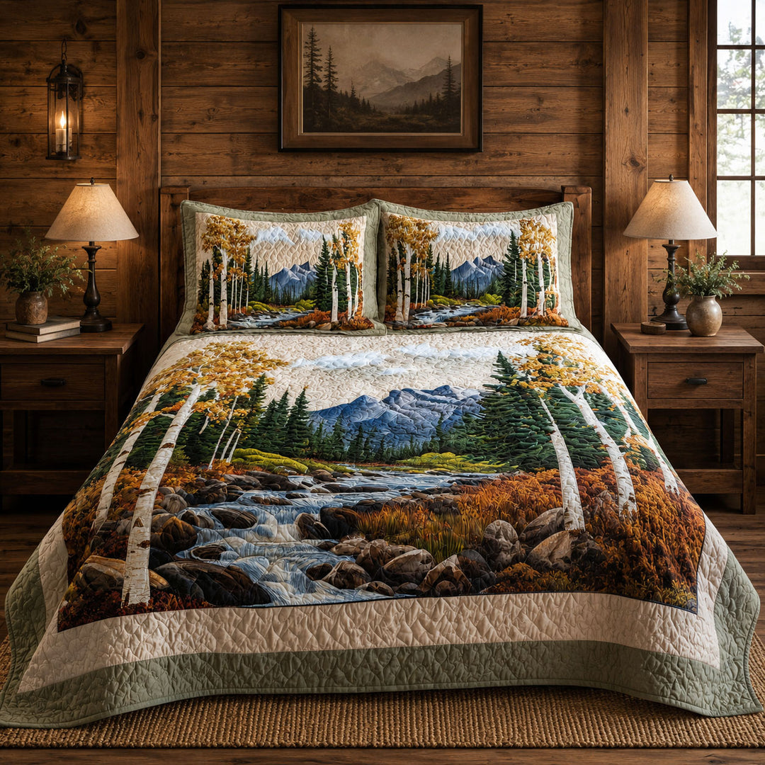 Pine Haven Bamboo Quilt Bedding Set