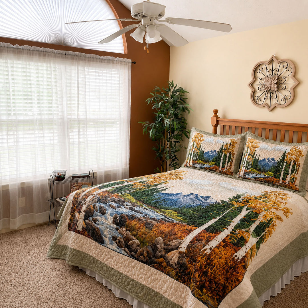 Pine Haven Bamboo Quilt Bedding Set