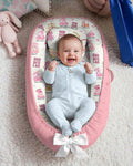 God Says I Am Girl Bamboo Baby Nest Bed