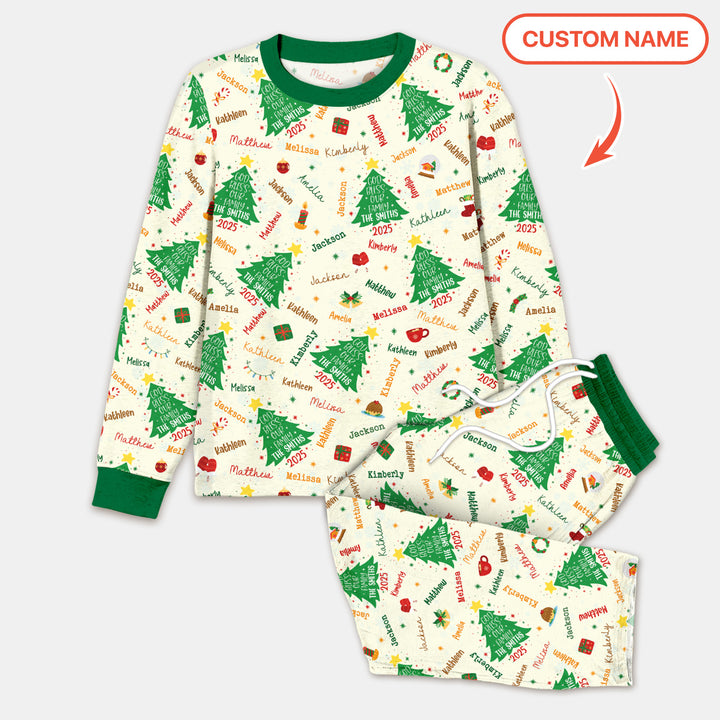 God Bless Our Family Custom Name Men's Pajama Set