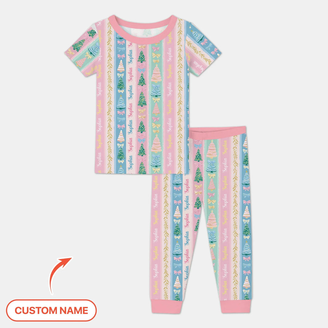 Zweiteiliges, kurzärmliges Pyjama-Set mit Marienkäfern