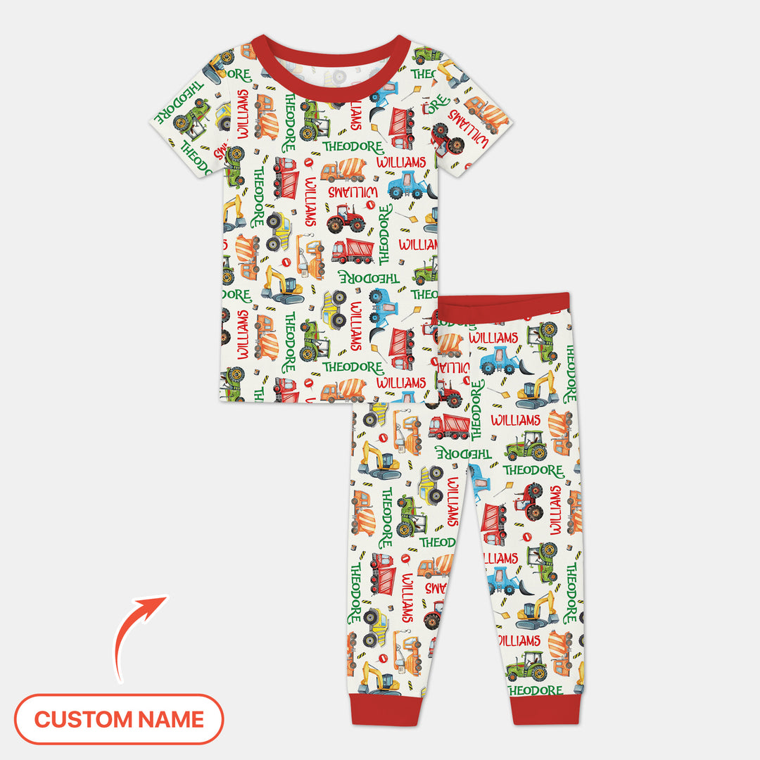 Zweiteiliges, kurzärmliges Pyjama-Set mit Marienkäfern