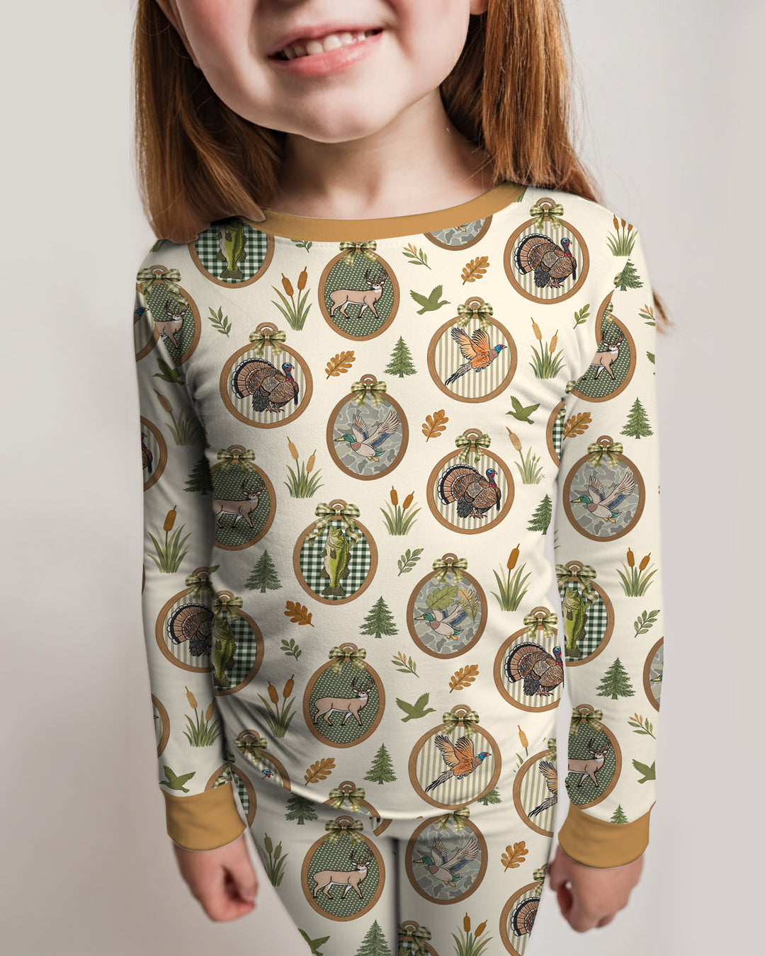Hunting Season Bamboo Two Piece Long Sleeve Pajama Set
