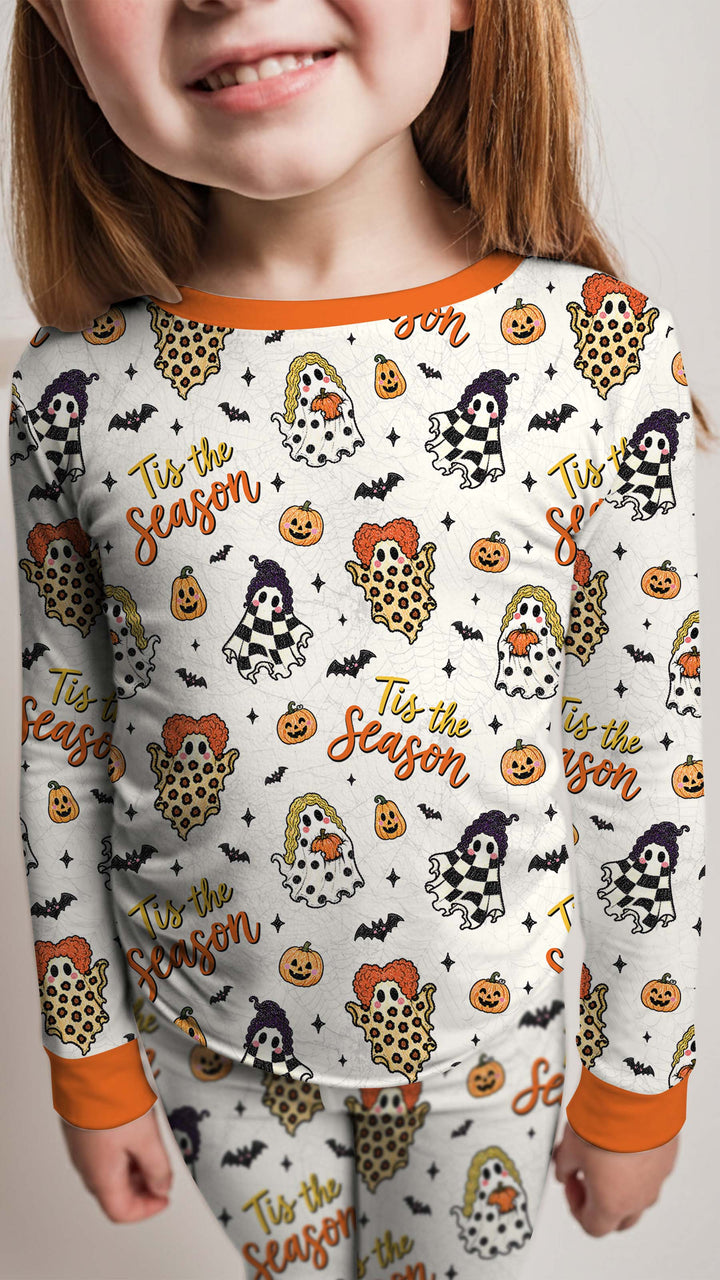 Little Boo Tis The Season Bamboo Two Piece Long Sleeve Pajama Set