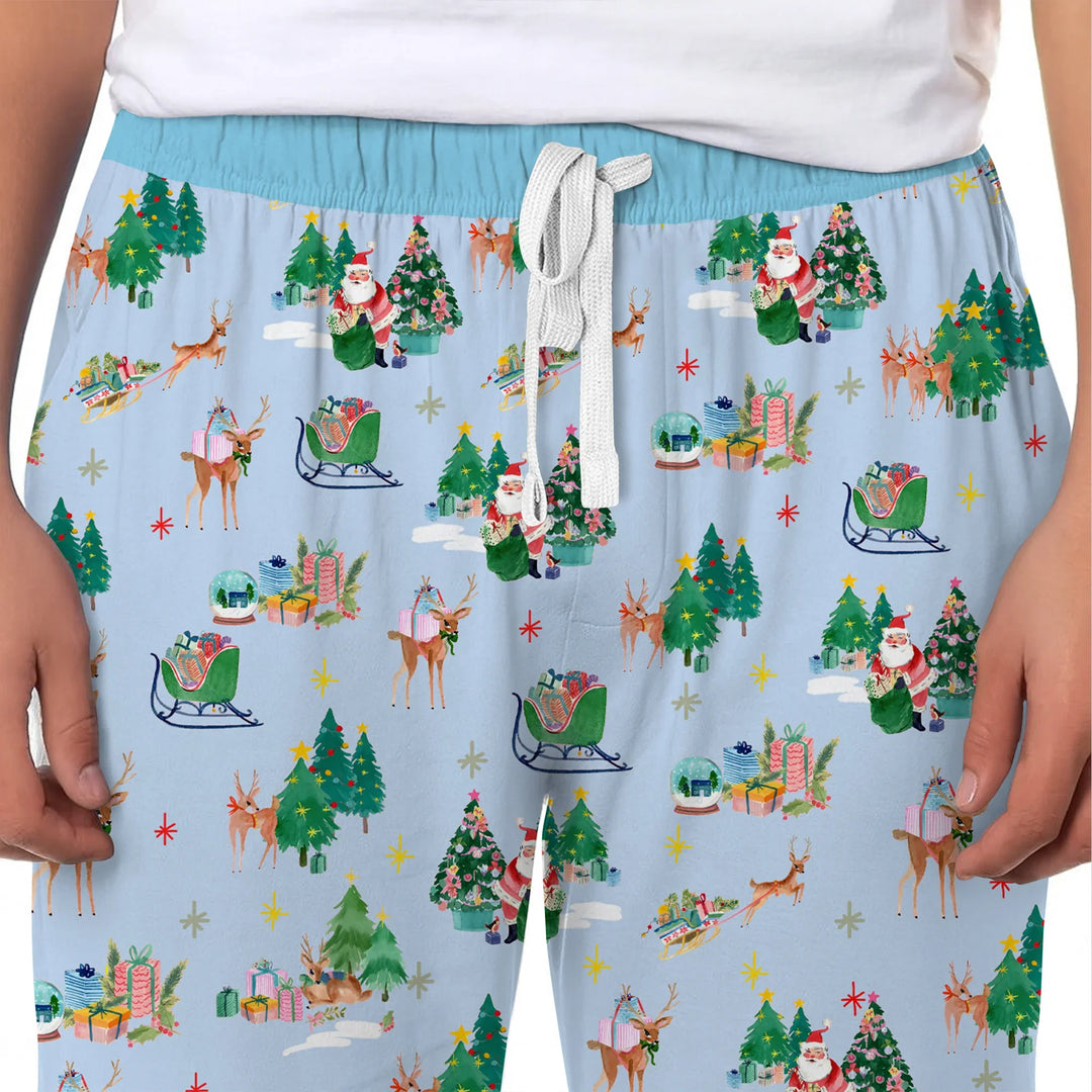 Jolly Forest Christmas Family Matching Men's Pajama Set