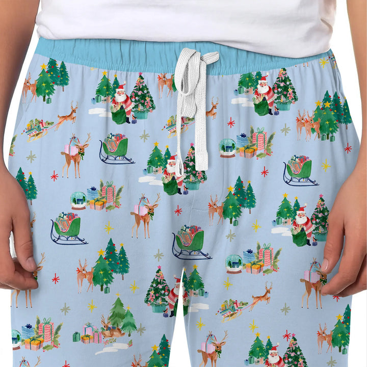 Jolly Forest Christmas Family Matching Men's Pajama Set