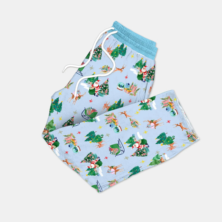 Jolly Forest Christmas Family Matching Men's Pajama Set