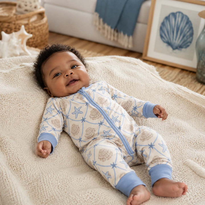 Playful Coastal Creatures Bamboo Convertible Zippy