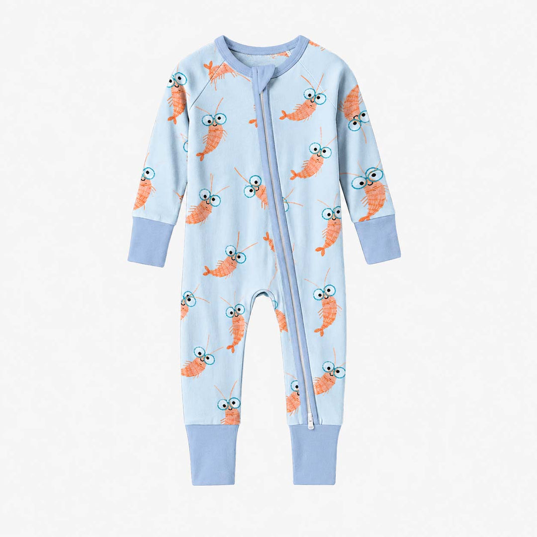 Playful Shrimp Parade Bamboo Convertible Zippy