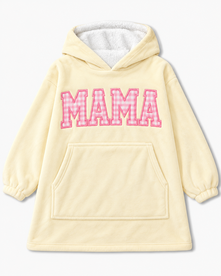 Plantilla de Sudadera Manta de Bambú Personalizada