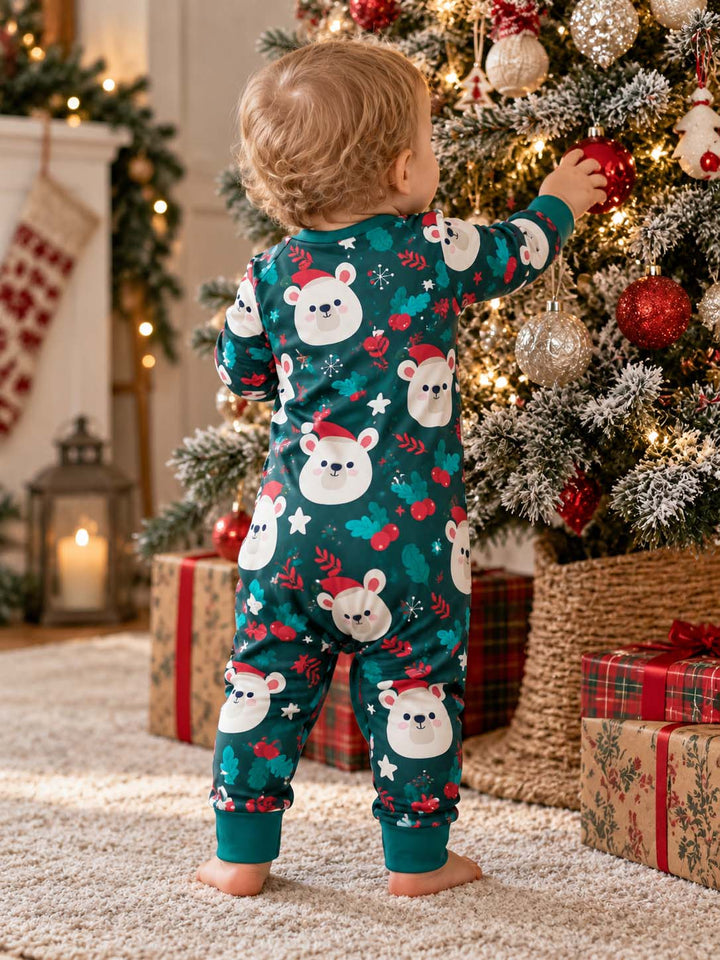 Polar Bear Christmas Bamboo Convertible Zippy