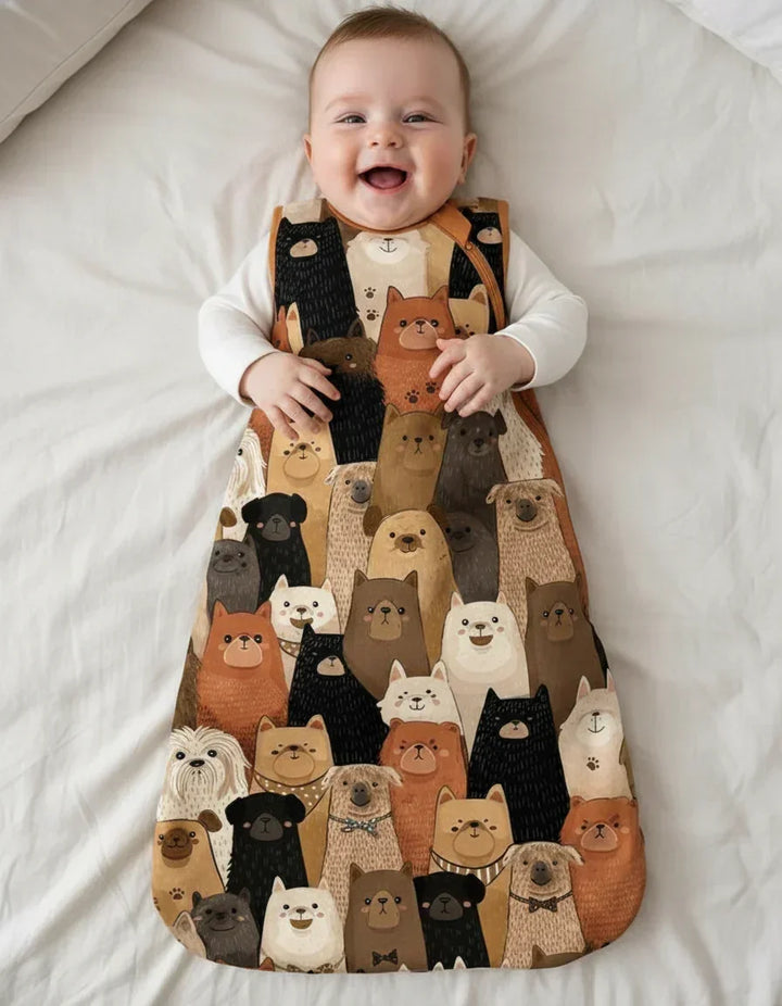 Puppy Party Bamboo Sleep Bag