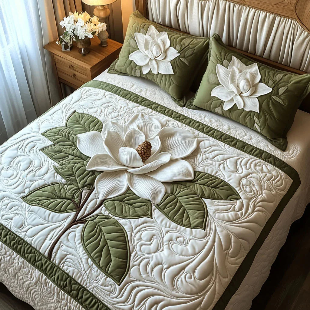 Pure Flora Bamboo Quilt Bedding Set