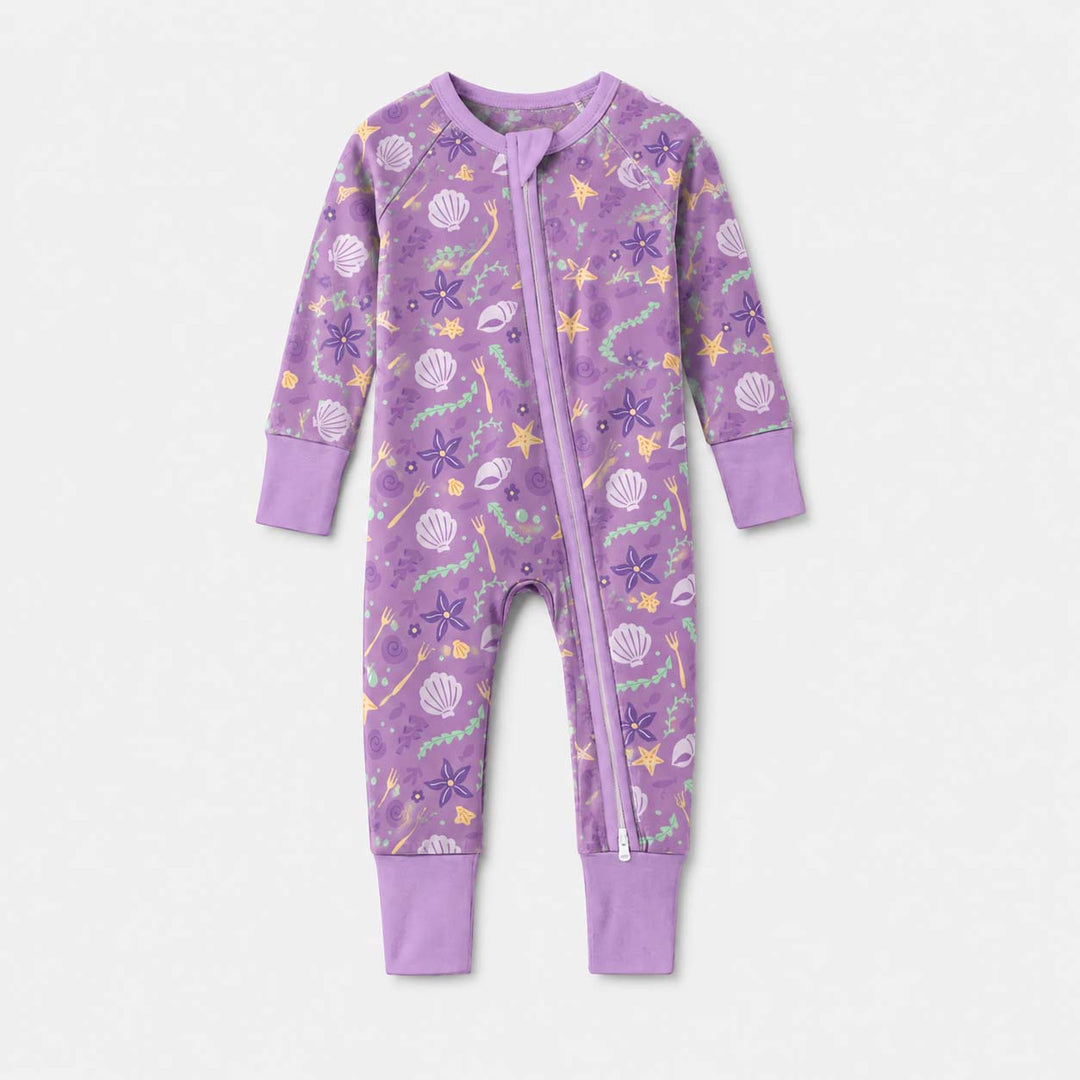 Purple Seaside Treasures Bamboo Convertible Zippy