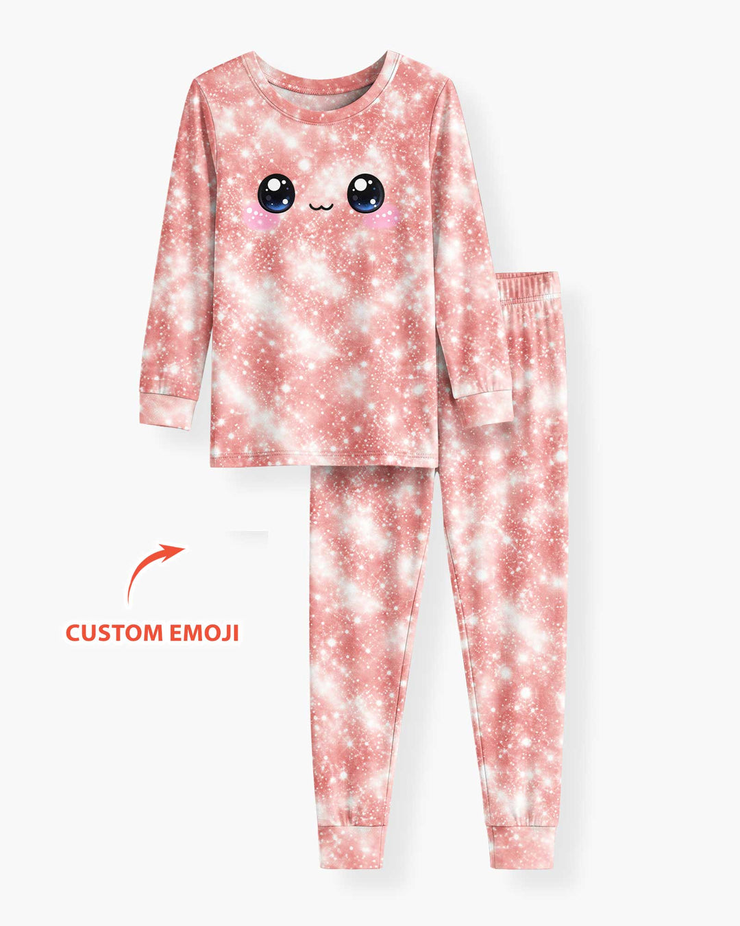 Cute Dumplings Emoji Gift For Squishy Hunter Bamboo Two Piece Long Sleeve Pajama Set