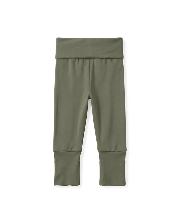 Solid Color Bamboo Fold Over Legging