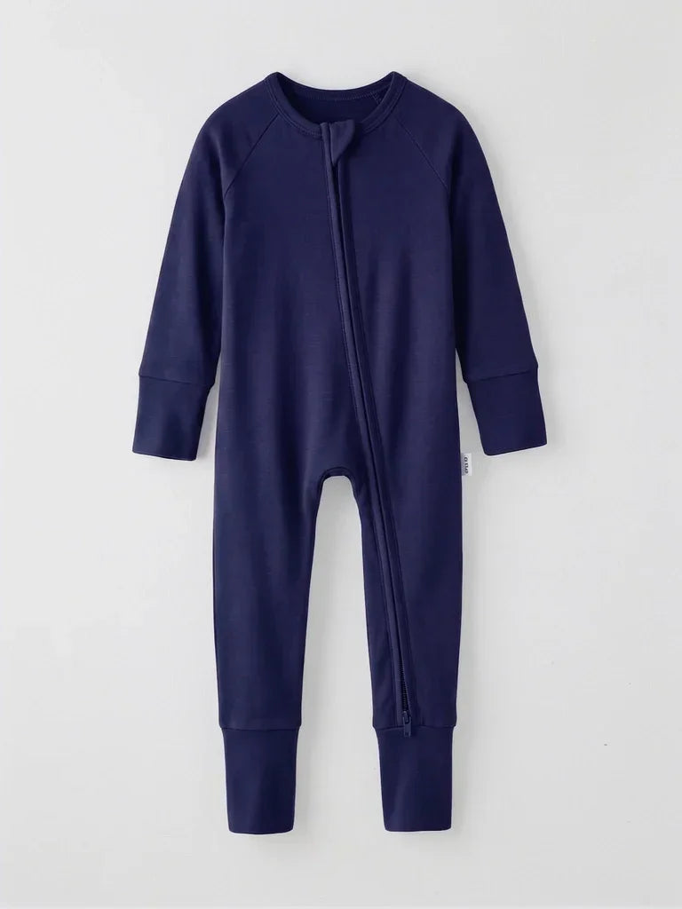 American Blue Bamboo Convertible Zippered Romper