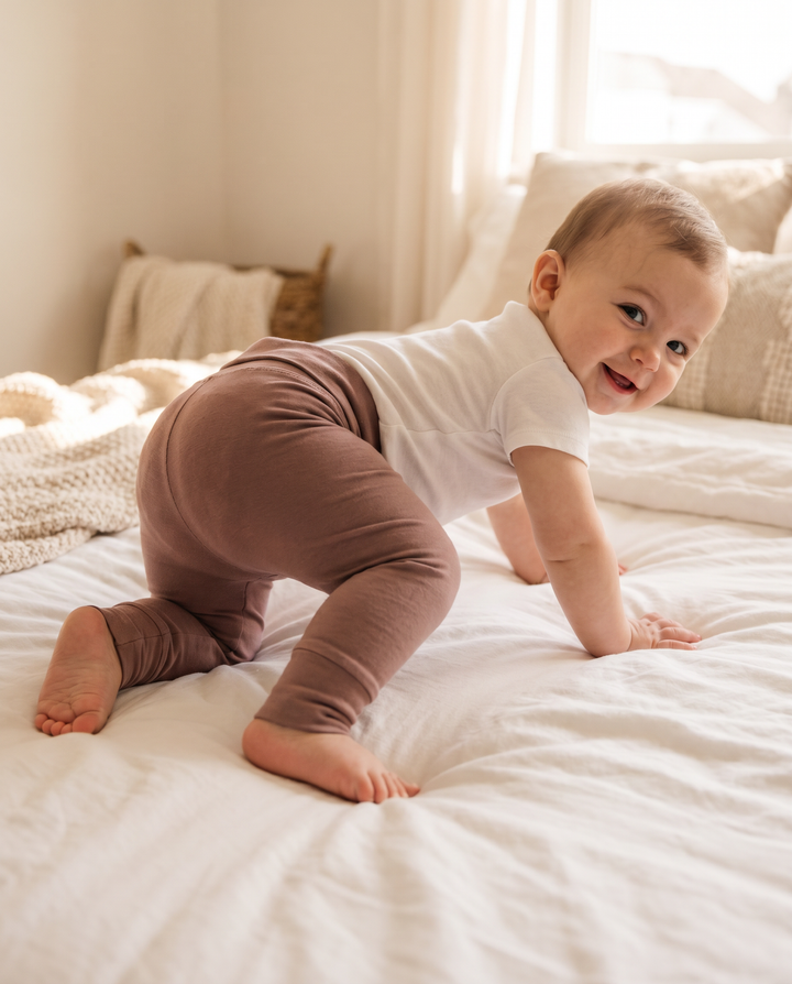 Solid Color Bamboo Fold Over Legging