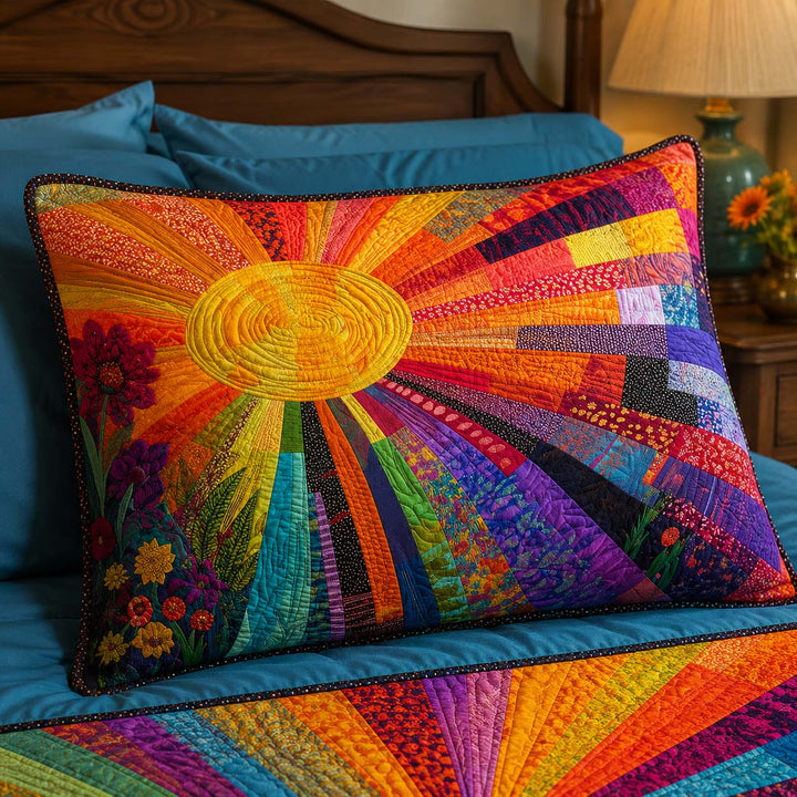 Rising Sun Bamboo Quilt Pillow Case