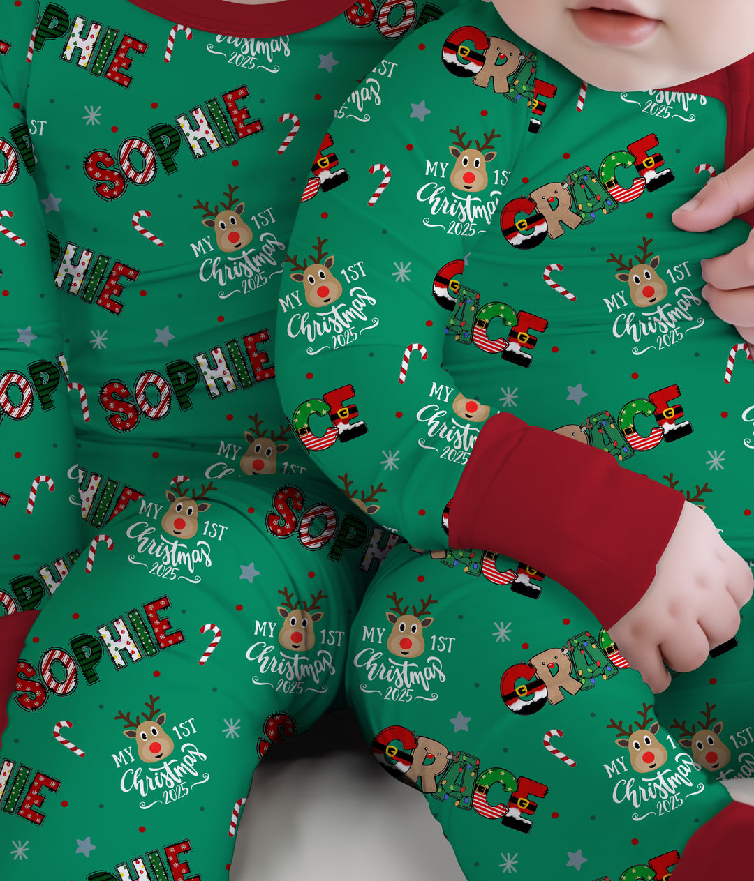 Custom Name "My First Christmas" Convertible Zippy