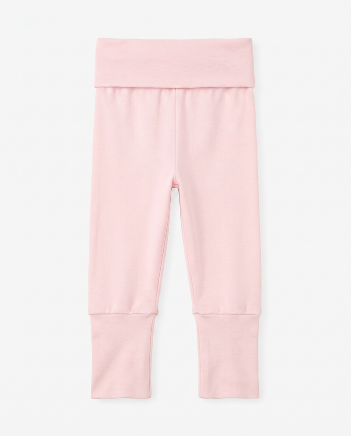 Solid Color Bamboo Fold Over Legging