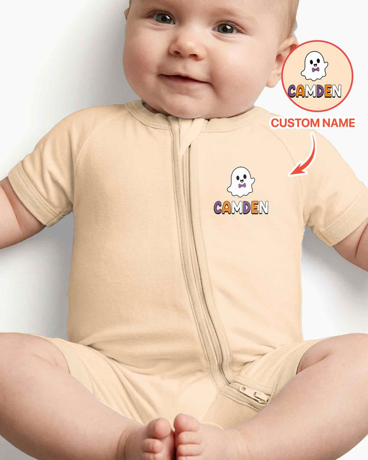 Personalized My First Halloween Bamboo Shorty Zippy