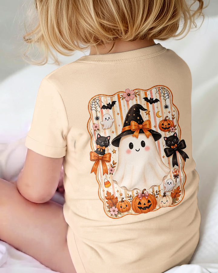 Personalized First Halloween Ghost Bamboo Bodysuit