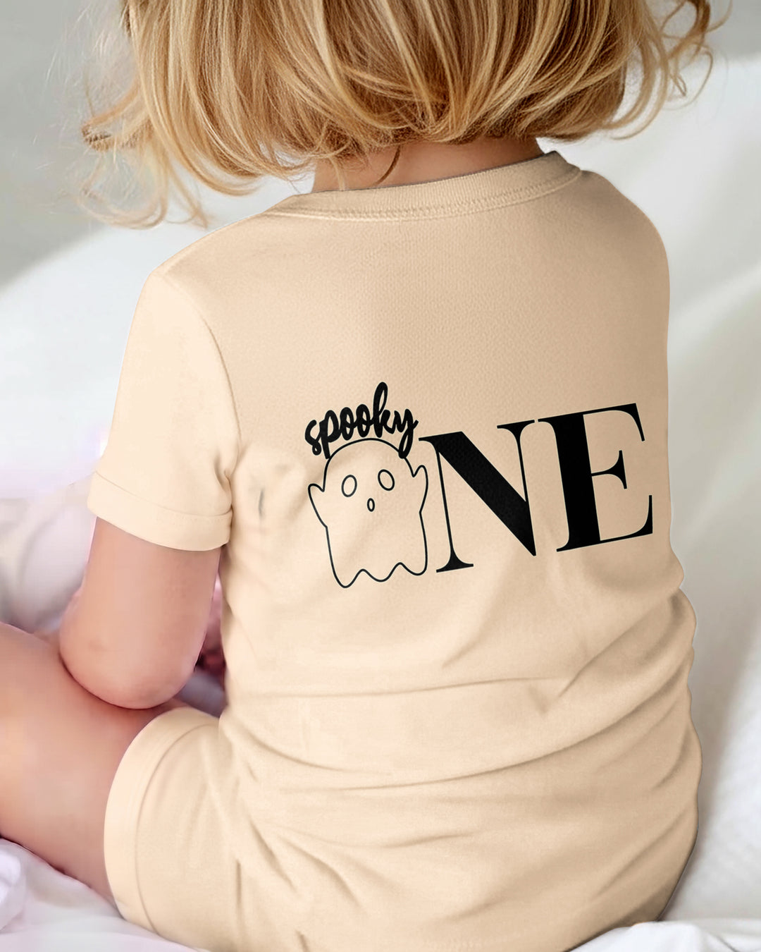 Spooky One Birthday Boo First Birthday Halloween Bamboo Shorty Zippy
