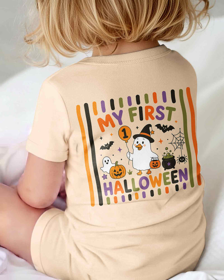 Personalized My First Halloween Bamboo Shorty Zippy