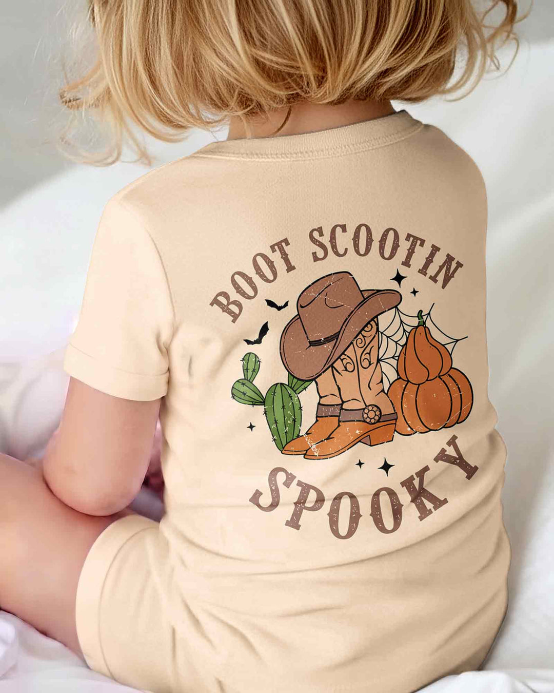 Personalized Spooky Cowboy Cowgirl Bamboo Shorty Zippy