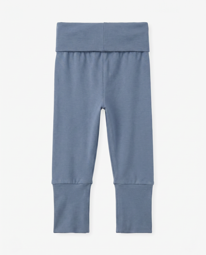 Solid Color Bamboo Fold Over Legging