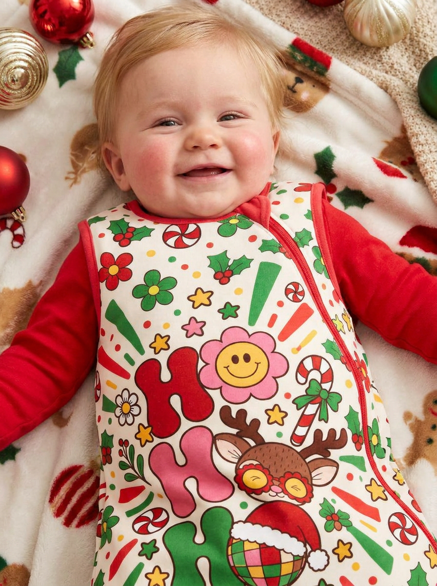 Ho Ho Ho Holiday Bamboo Sleep Bag