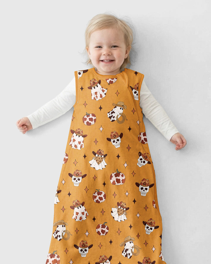 Howdy Spooky Cowboy Bamboo Sleep Bag