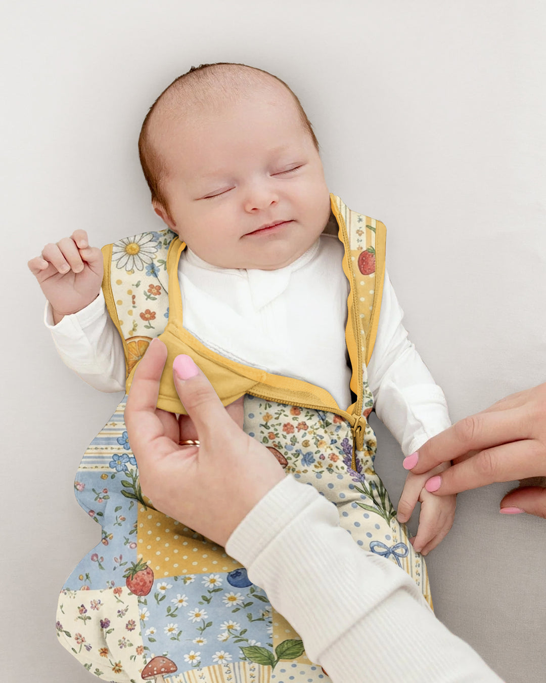 Lavender Orange Jam Bamboo Sleep Bag