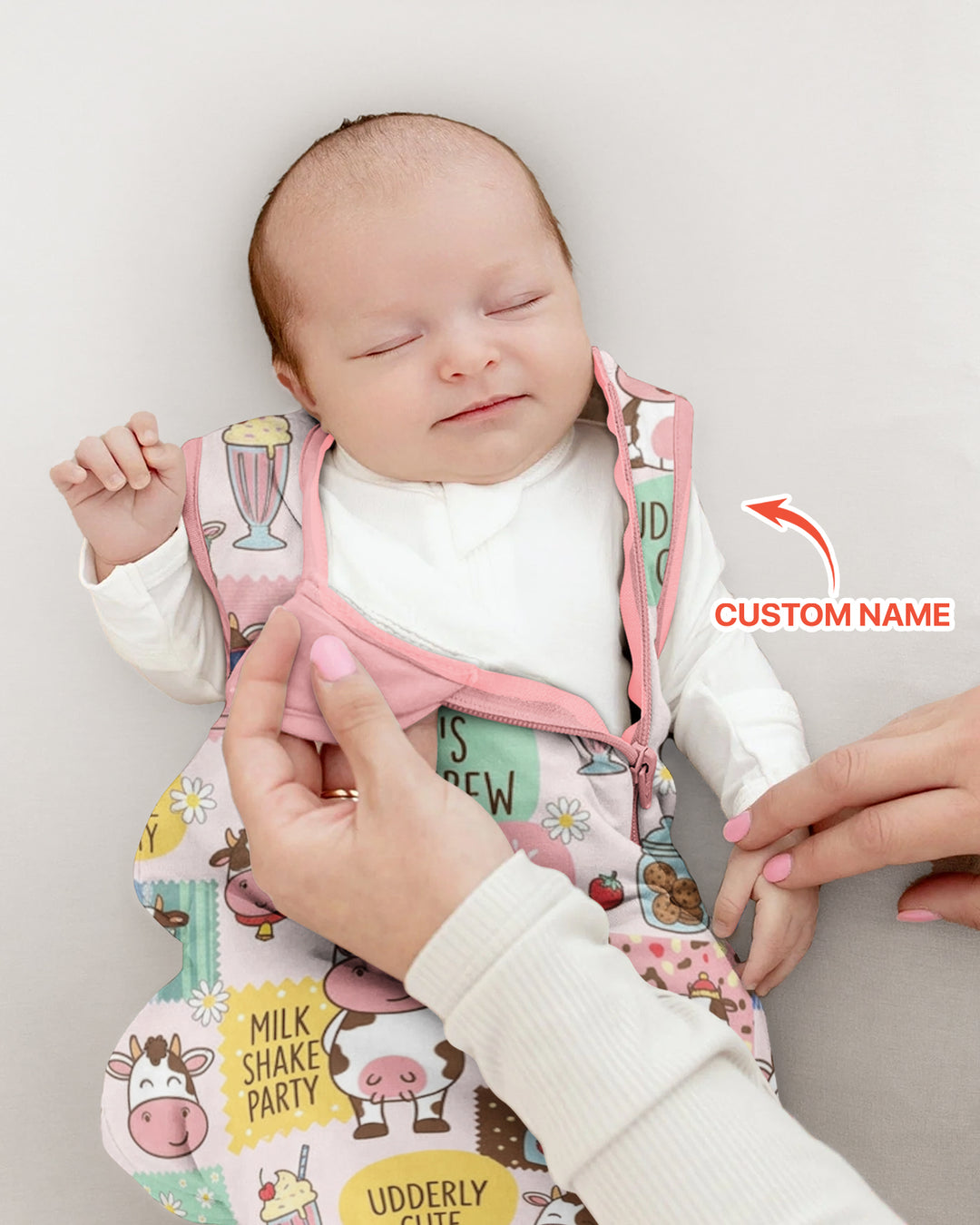 Custom Name The Milkshake Secret Society Bamboo Sleep Bag