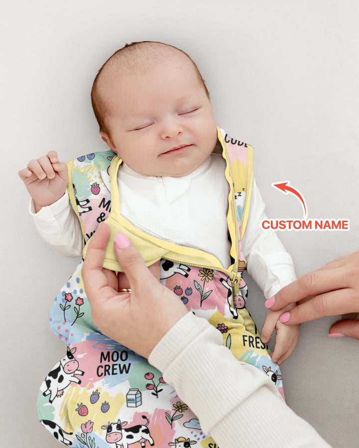 Custom Name Can’t Keep Us In The Barn Bamboo Sleep Bag