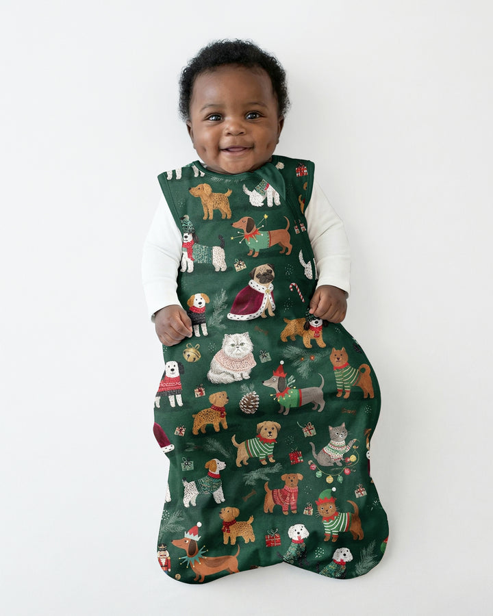 Winter Wonderland Bow Wow Bamboo Sleep Bag