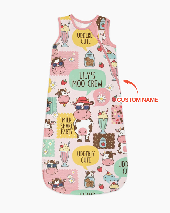 Custom Name The Milkshake Secret Society Bamboo Sleep Bag