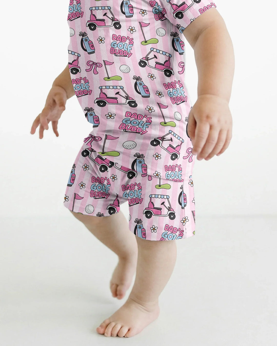 Dad's Golf Buddy Bamboo Two Piece Short Sleeve Pajama Set